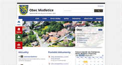 Desktop Screenshot of modletice.cz